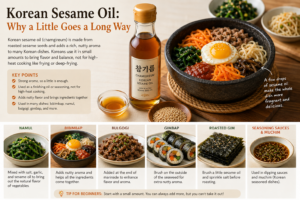 Korean Sesame Oil: Why a Little Goes a Long Way 8 korean-sesame-oil