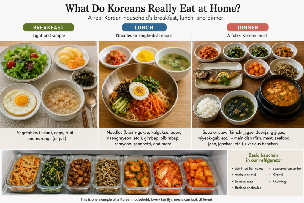 Korean home food