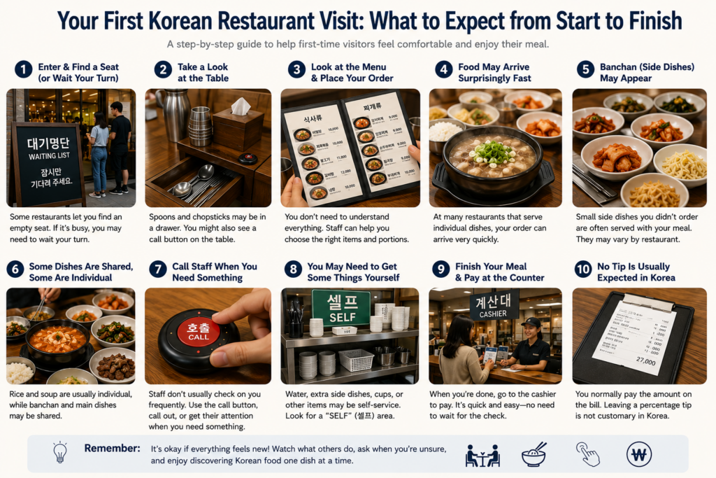 Your First Korean Restaurant Visit: What to Expect from Start to Finish 1 first Korean restaurant visit