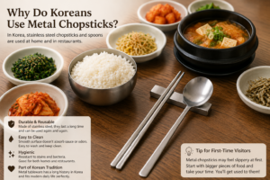 Why Do Koreans Use Metal Chopsticks? 9 Korean metal chopsticks
