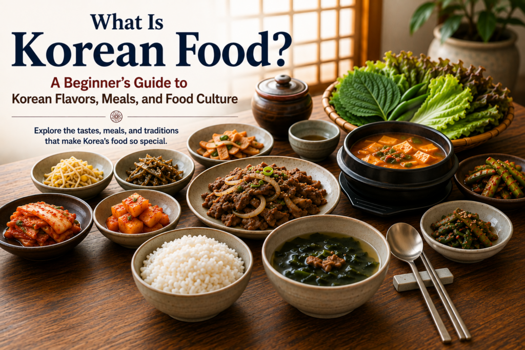 What Is Korean Food? A Beginner’s Guide to Korean Flavors, Meals, and Food Culture 1 What Is Korean Food