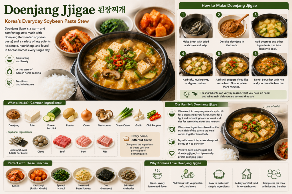 Doenjang Jjigae: Korea’s Everyday Soybean Paste Stew 1 doenjang jjigae