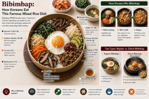 Bibimbap: How Koreans Eat This Famous Mixed Rice Dish 3 Korean bibimbap
