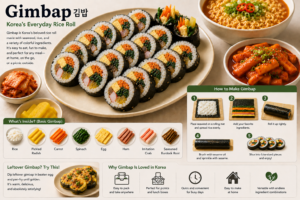 Gimbap: Korea’s Everyday Rice Roll Explained 1 Korean gimbap