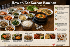 How to Eat Korean Banchan: Sharing, Refills, and Your First Bite 7 How to eat Korean banchan