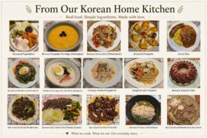 Our Korean Home Kitchen: What We Really Cook at Home 5 Homemade Korean and international dishes from our Korean home kitchen
