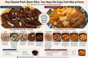 Soy-Glazed Pork Back Ribs: Two Ways We Enjoy Pork Ribs at Home 1 Homemade soy-glazed pork back ribs with sesame seeds and pine nuts